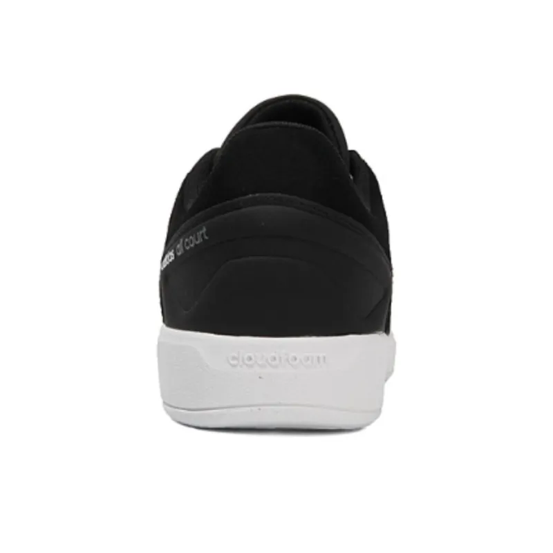 Adidas Cloudfoam All Court Anti-Slip Wear-Resistant Low-Top Tennis Shoes Women's Black-4