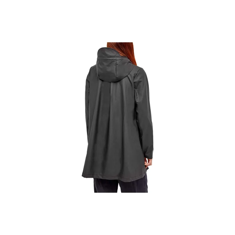 Rains Long Sleeved Drawstring Hooded Coat-2