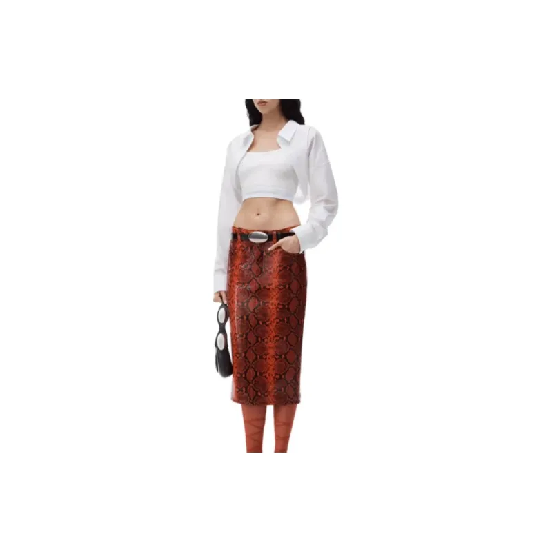 Alexander Wang Layered Cropped Shirt-1