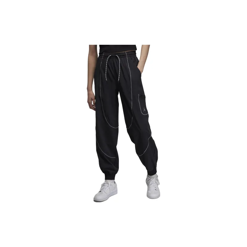 Jordan Knitted Sweatpants Women's Black-2