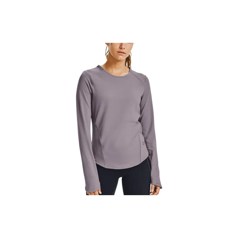 Under Armour Raglan Sleeve T Shirt Women's Light Purple-3