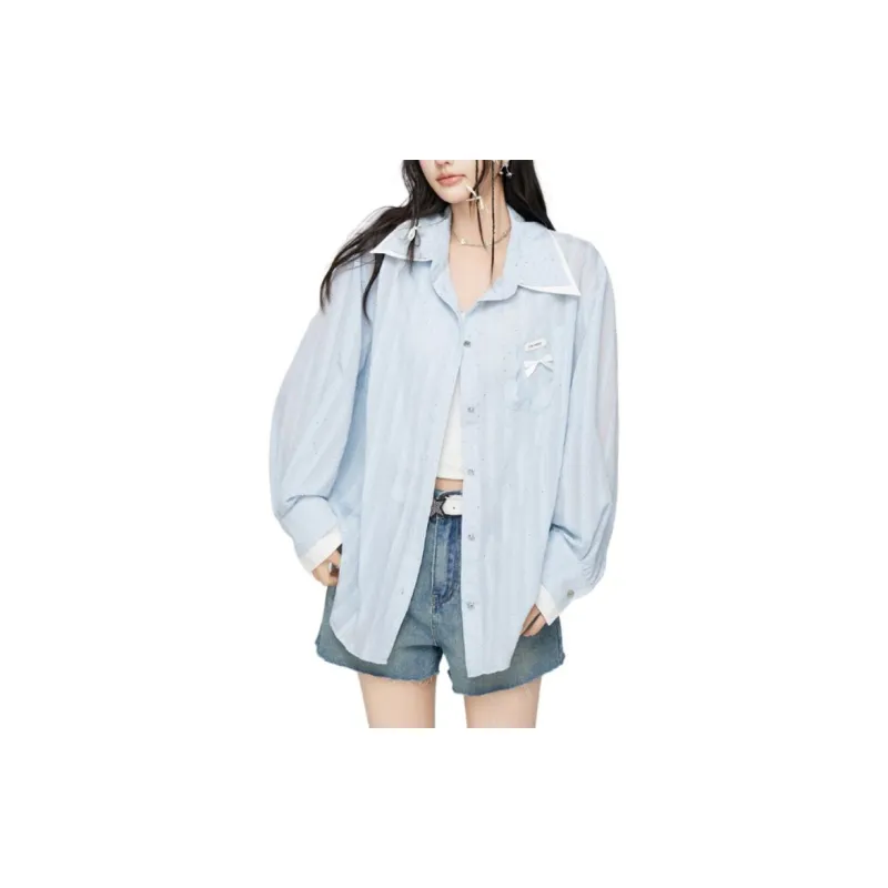MacyMccoy Shirts Women's Blue-2