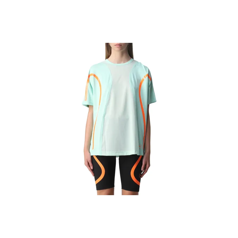 Adidas x Stella McCartney Adidas X Stella McCartney Co titled Series Raglan Sleeve T Shirt Women's Light Green-4