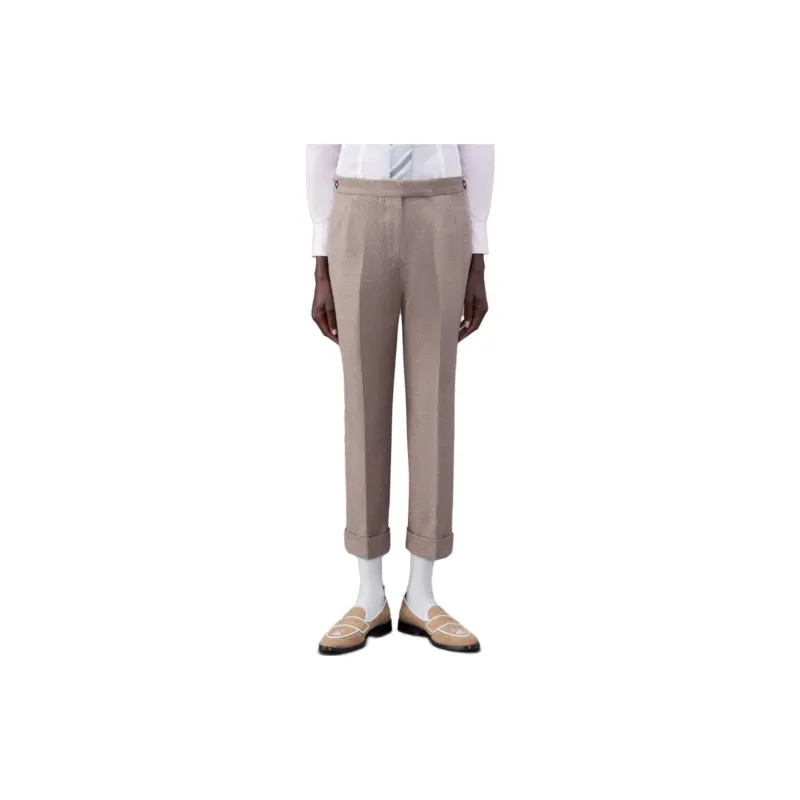 THOM BROWNE Tapered-Leg Trousers-1
