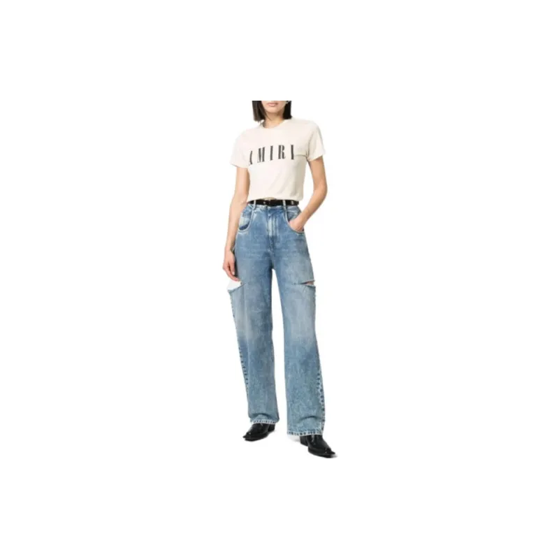 AMIRI T-Shirts Women's Beige-1