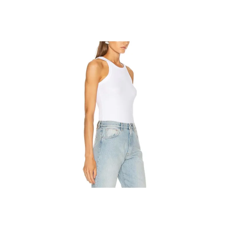 TOTEME Tank Tops Women's White-3