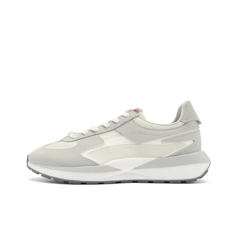 QIAODAN Anti-Slip Wear-Resistant Low-Top Casual Shoes Men's Gray-0