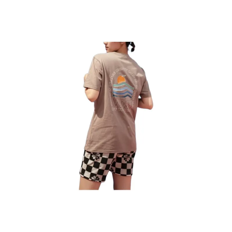 Vans T Shirts Women's Light Umber-4
