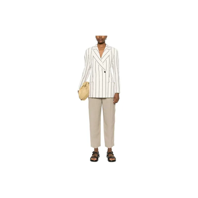 Brunello Cucinelli Striped Tailored Blazer-1