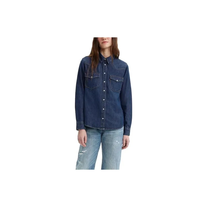 Levis Shirts Women's Dark Blue-1