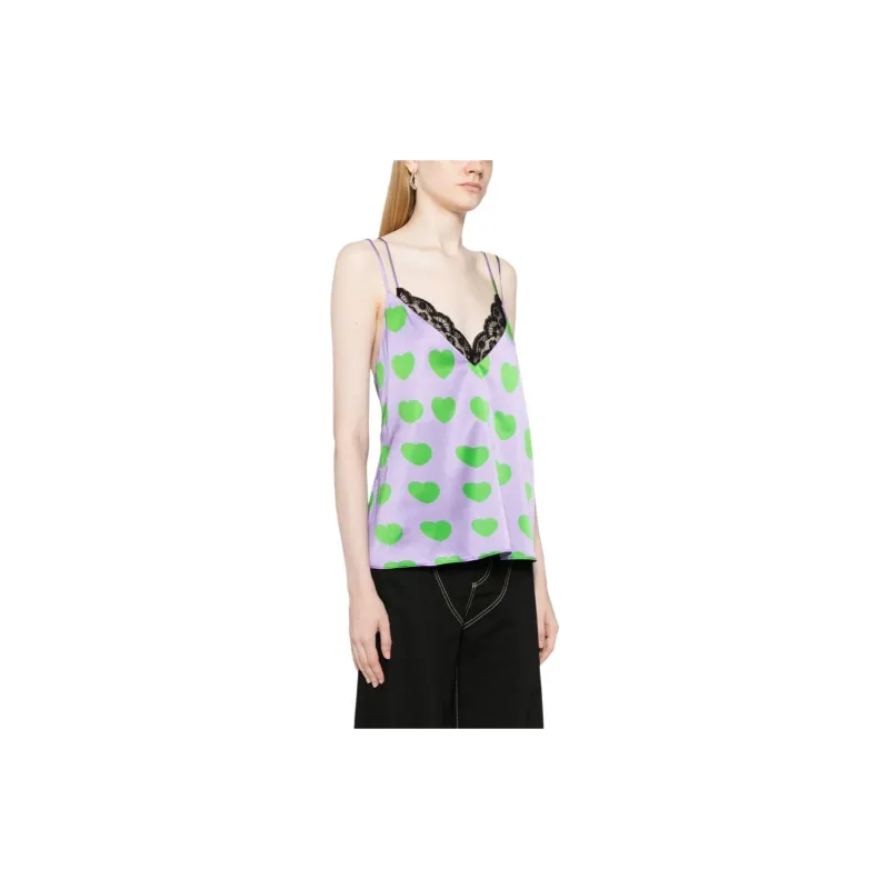 NATASHA ZINKO Heart print Cami Top-3