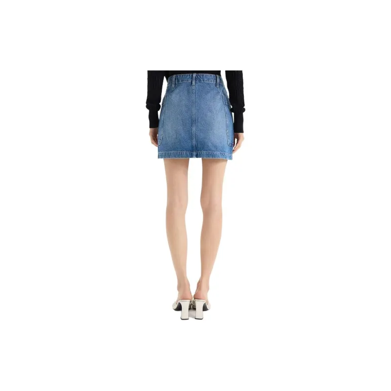 FRAME SS24 Denim Short Skirts Women's Blue-2