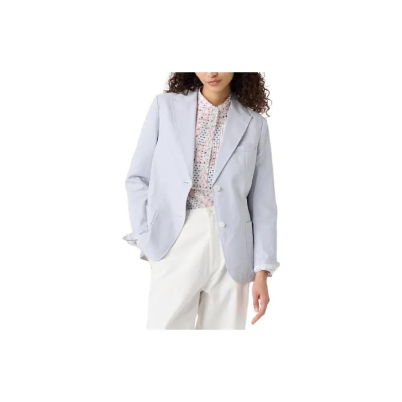 Ines De La Fressange X UNIQLO X Ines De La Fressange Jackets Women's Light Gray-1