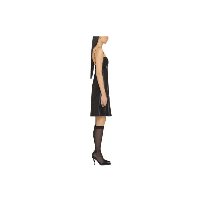 Givenchy Voyou Leather Mini Dress-3
