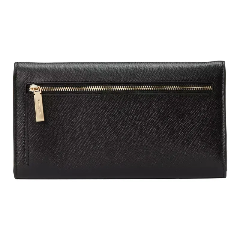 Kate Spade Saffiano Leather Clutch Women's Black-1