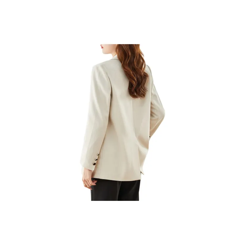 TERRE BLEUE Business Suit Women's Beige-3