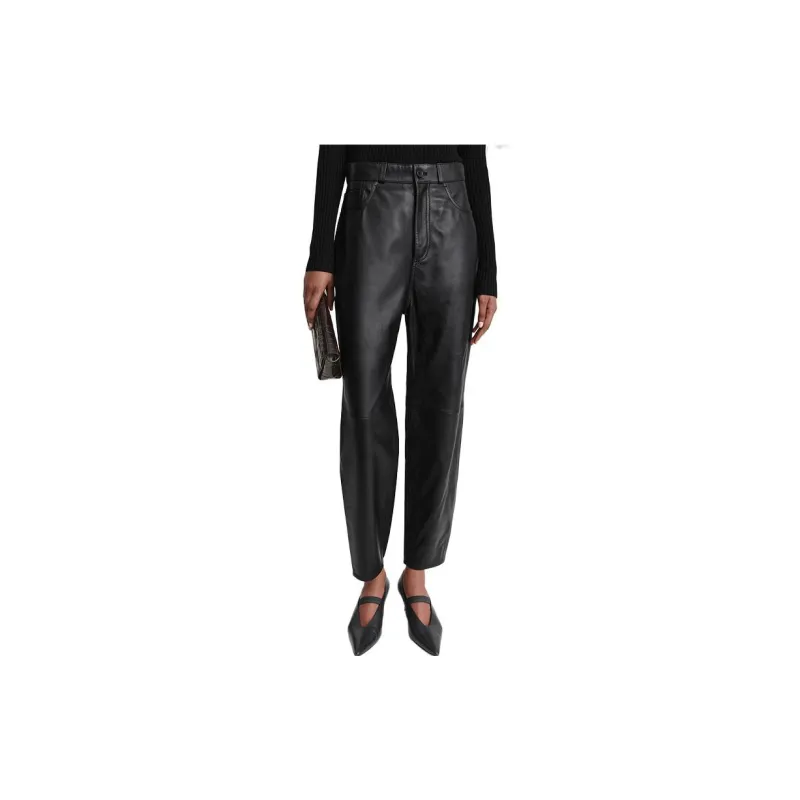 Toteme Tapered Leather Trousers-1