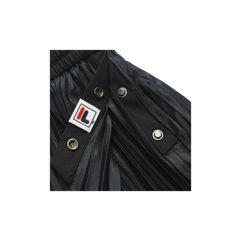 Mihara Yasuhiro X FILA Casual Long Skirts Women's Jet Black-3