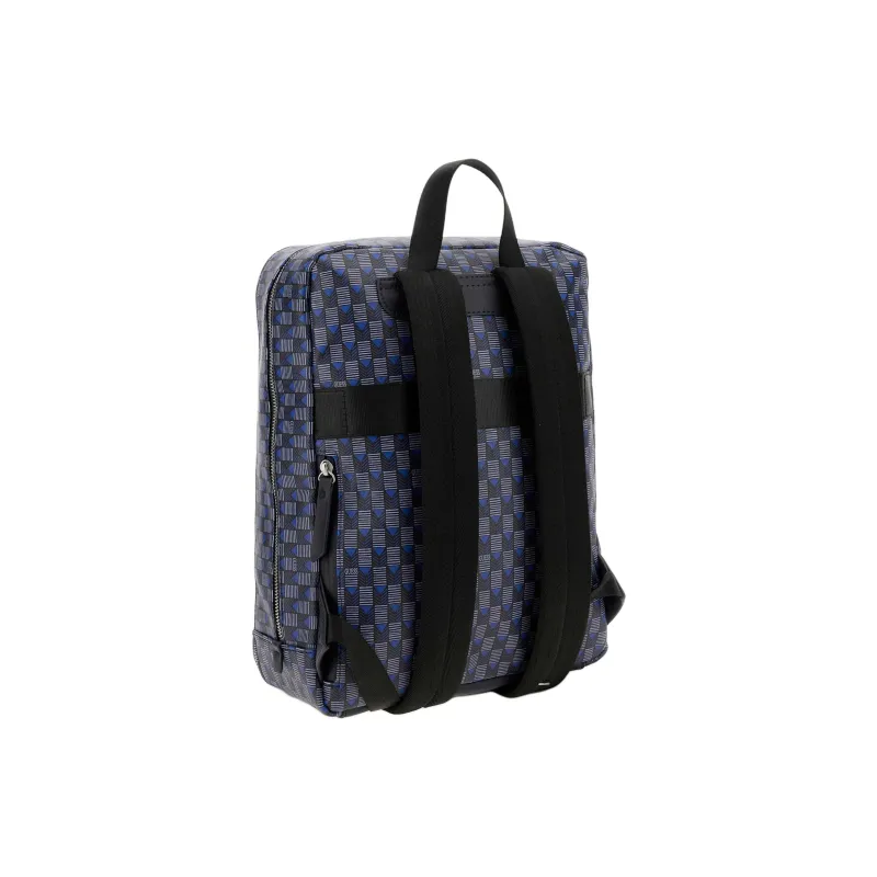 GUESS Polyurethane Backpack Men's Blue-2