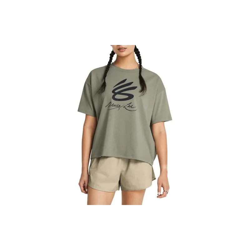 Under Armour T Shirt Women's Green-2