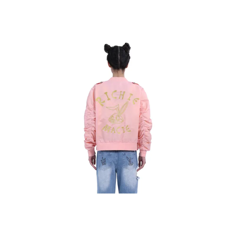 Richie Macie Cropped Coats Women's-5