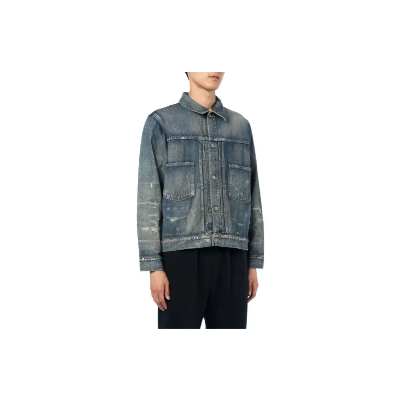 NEIGHBORHOOD Savage Stockman B/Jacket 'Indigo'-3