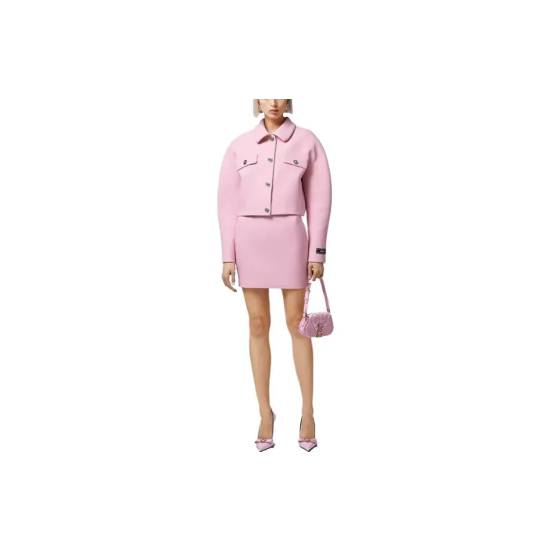 VERSACE SS23 Casual Short Skirts Women's Pink-1