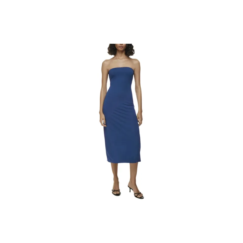 ARITZIA Wilfred New Corelli Midi Dress Sleeveless Dress Women's Ultramarine Blue/Group Blue-2