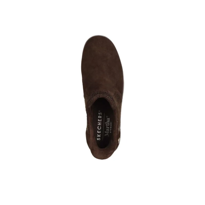 Martha Stewart x Skechers Pier Lite Anti-Slip Wear-Resistant Low-Top Casual Shoes Women's Brown-2