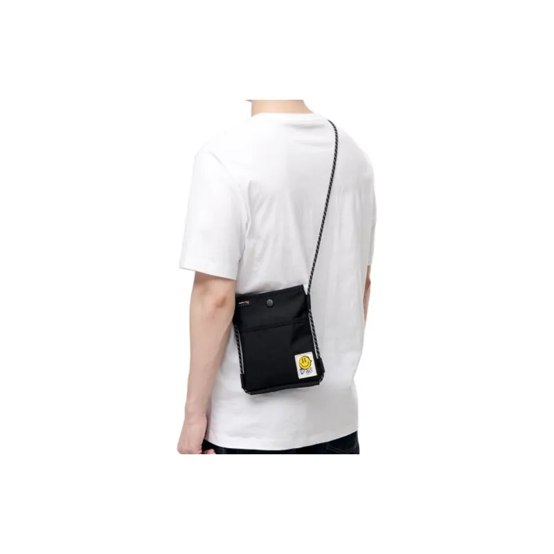 Vans Polyester Shoulder Bag Crossbody Bag Small Size Unisex Black-3