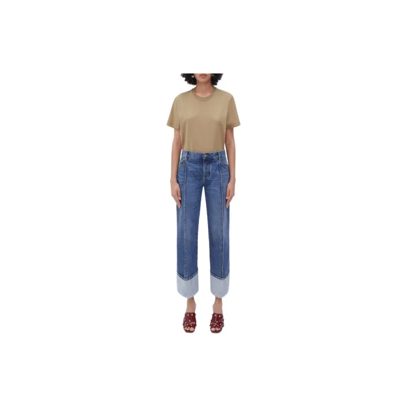 Bottega Veneta FW22 T Shirt Women's Sesame-3