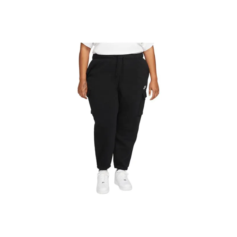 Nike Sportswear Club Fleece Athletic Trousers Women's Black/White-3