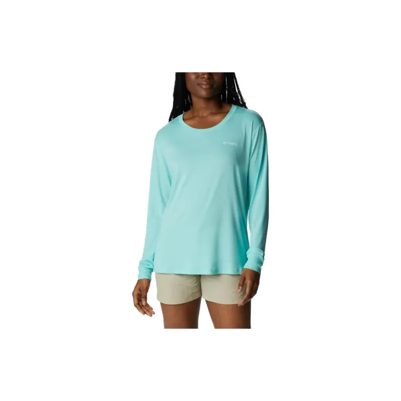 Columbia T-Shirts Women's Teal-1