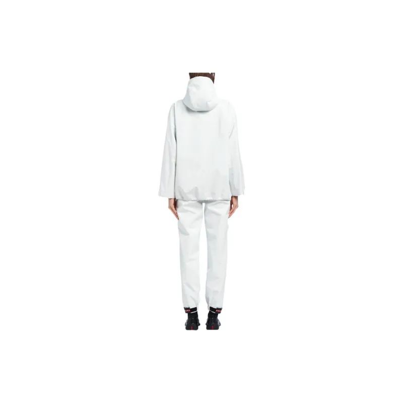 PRADA Windbreaker Jackets Women's Pink White-3