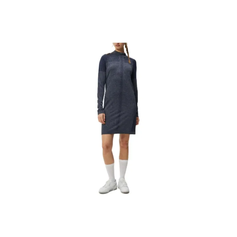 J.Lindeberg Long Sleeved Dress Women's Marine Blue-1