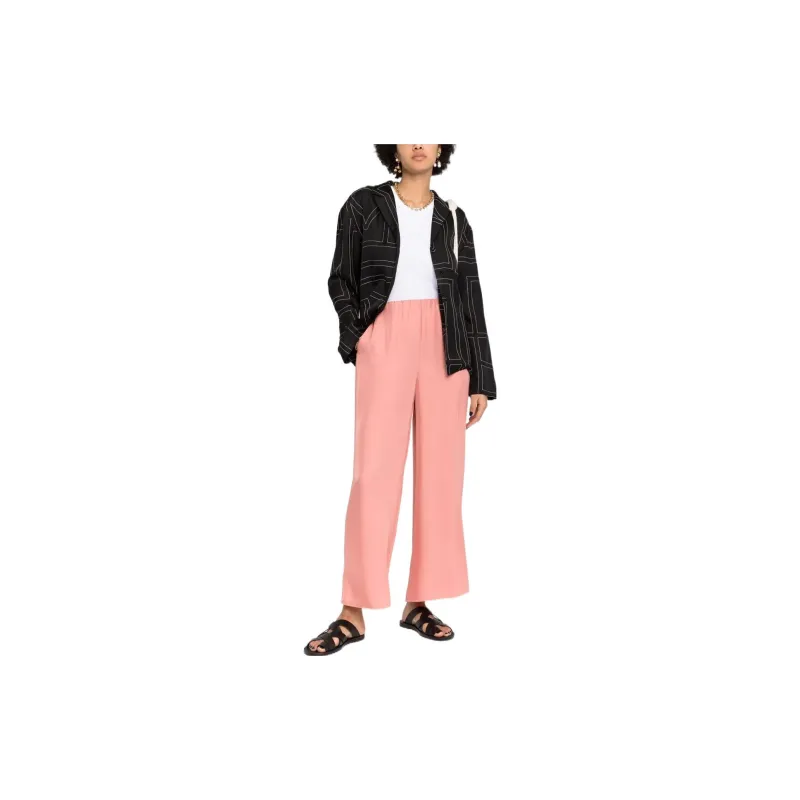 THEORY High waisted Wide leg Trousers-1