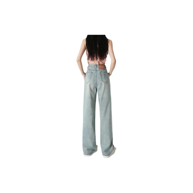 YINLEI Jeans Women's Glacier Blue-1