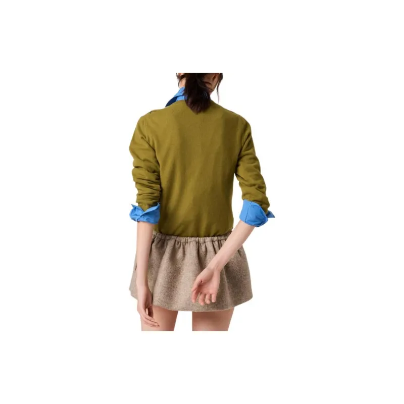 MIU MIU Cashmere Sweater Women's Green-2