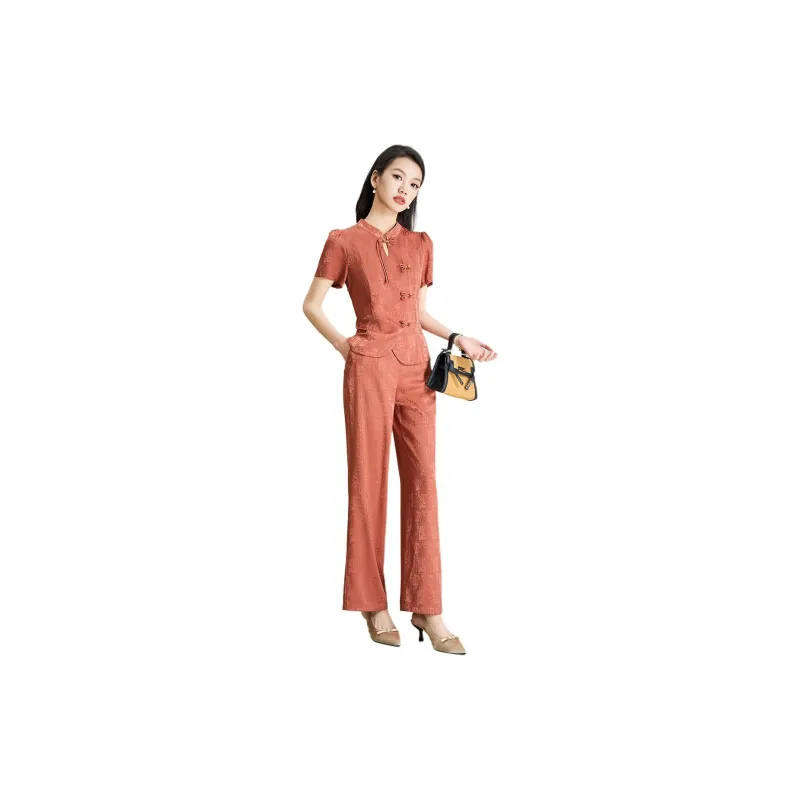Mylan Casual Suit Women's Orange-3