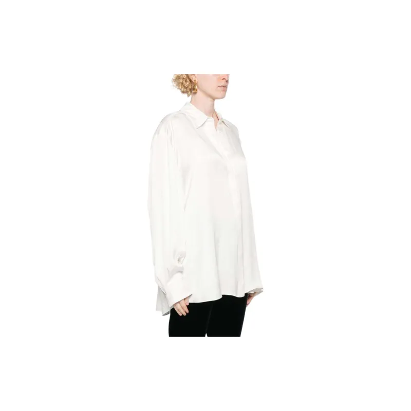 Magda Butrym Satin Shirt-3