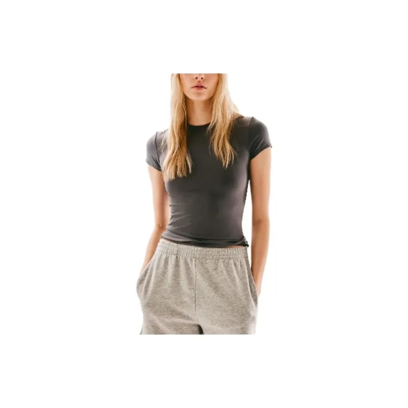 H&M T Shirts Women's Dark Gray-1