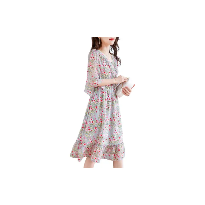 Ink Beauty Short Sleeved Dress Women's Multicolor-1
