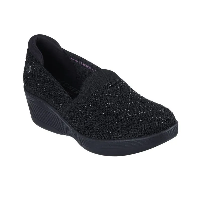 Skechers Pier Lite Anti-Slip Wear-Resistant Low-Top Casual Shoes Women's Black-2
