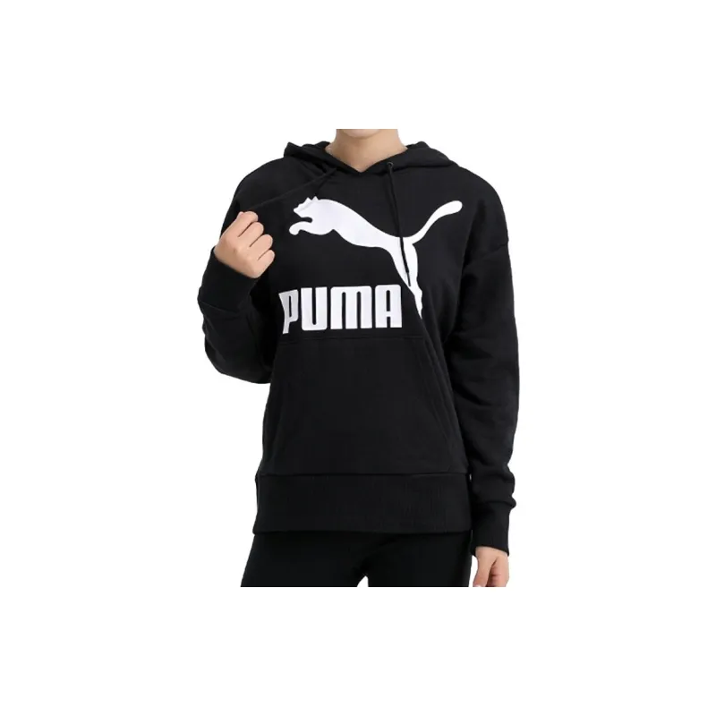 PUMA Life Collection Classics Logo Hoody Regular Sweatshirt Women's 2 Pack Black-1