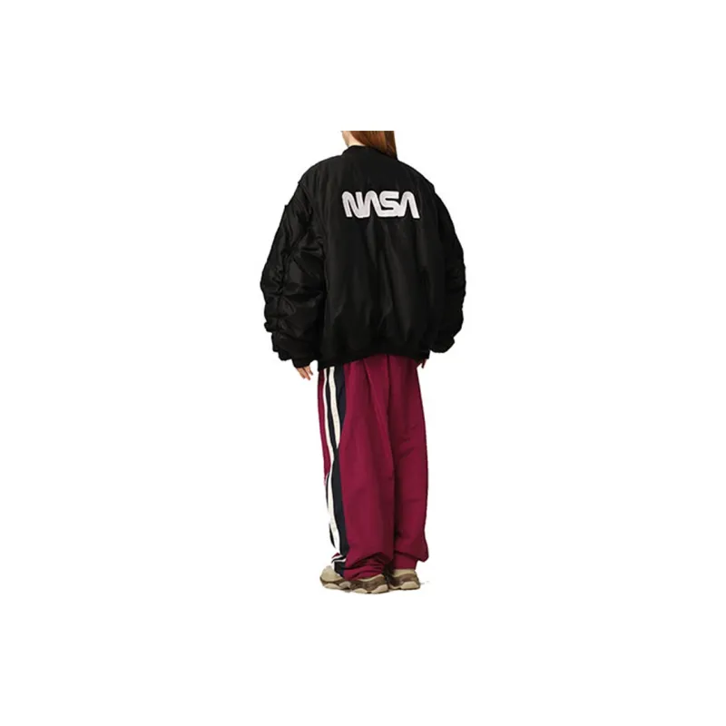 Balenciaga Nasa Bomber Jacket 'Black'-3