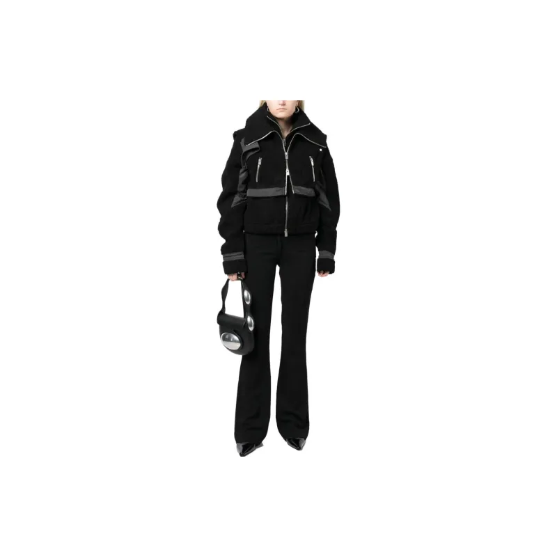 HELIOT EMIL Panelled-design Faux-shearling Jacket-1