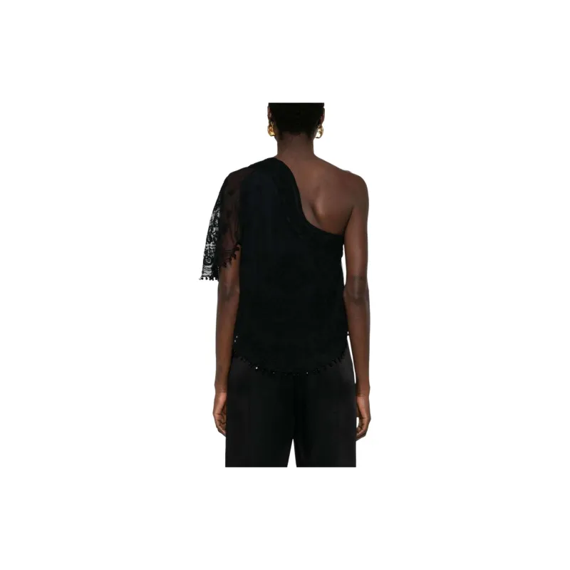 ISABEL MARANT Victorine Bead trim Blouse-2