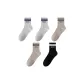 5 Pack[Light Gray 2+Light Camel 2+Black]