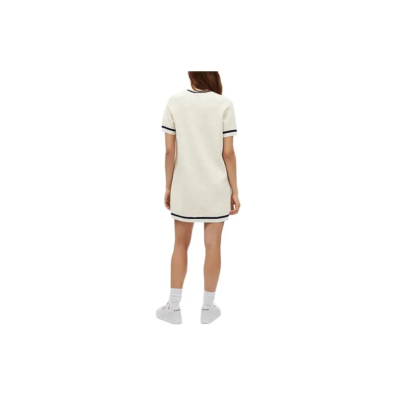 COACH SS24 Short Sleeved Dresses Women's Ivory White-2