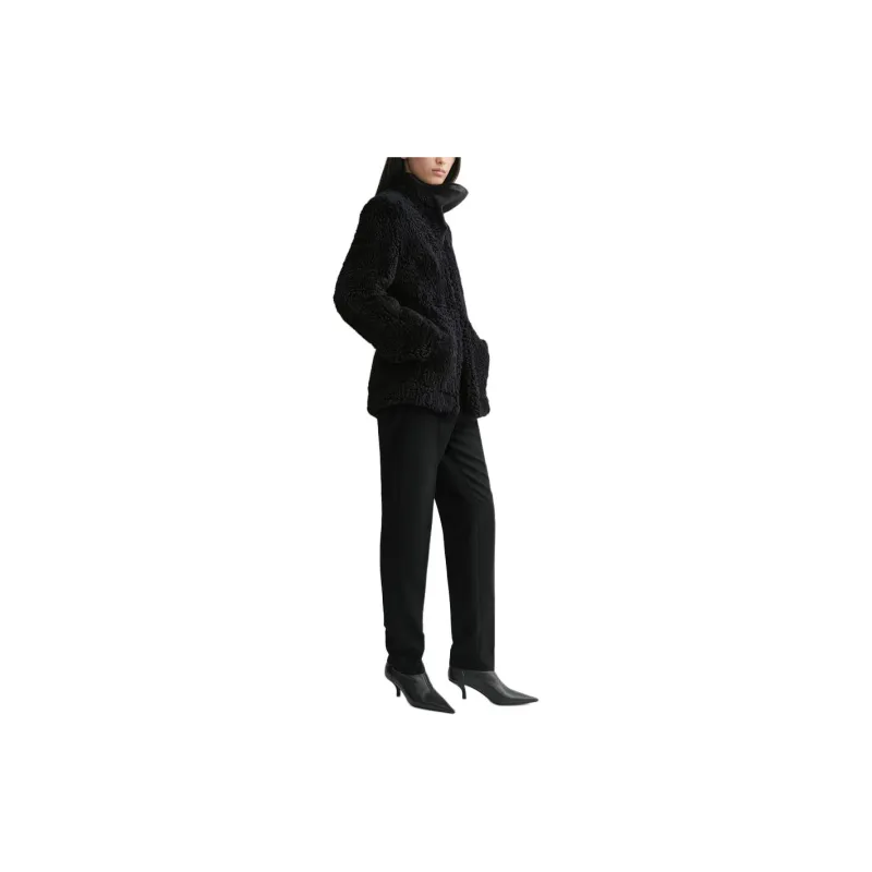 TOTEME Cinched Shearling Jacket-3